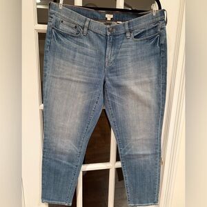 J. Crew Stretch Light Wash Jean - Size 32